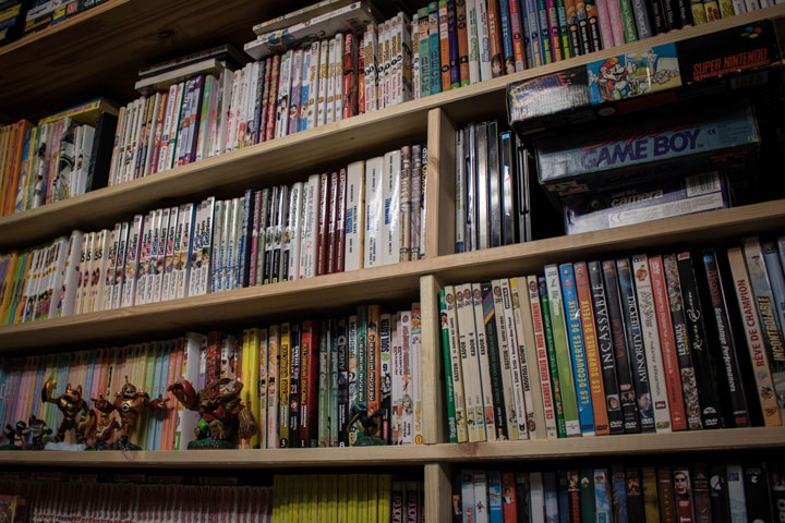 Bandes dessinées et DVDS